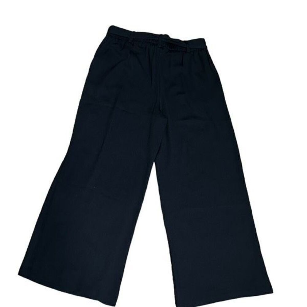 Halogen NWT Black Belted Wide Leg Dress Pants Size Small